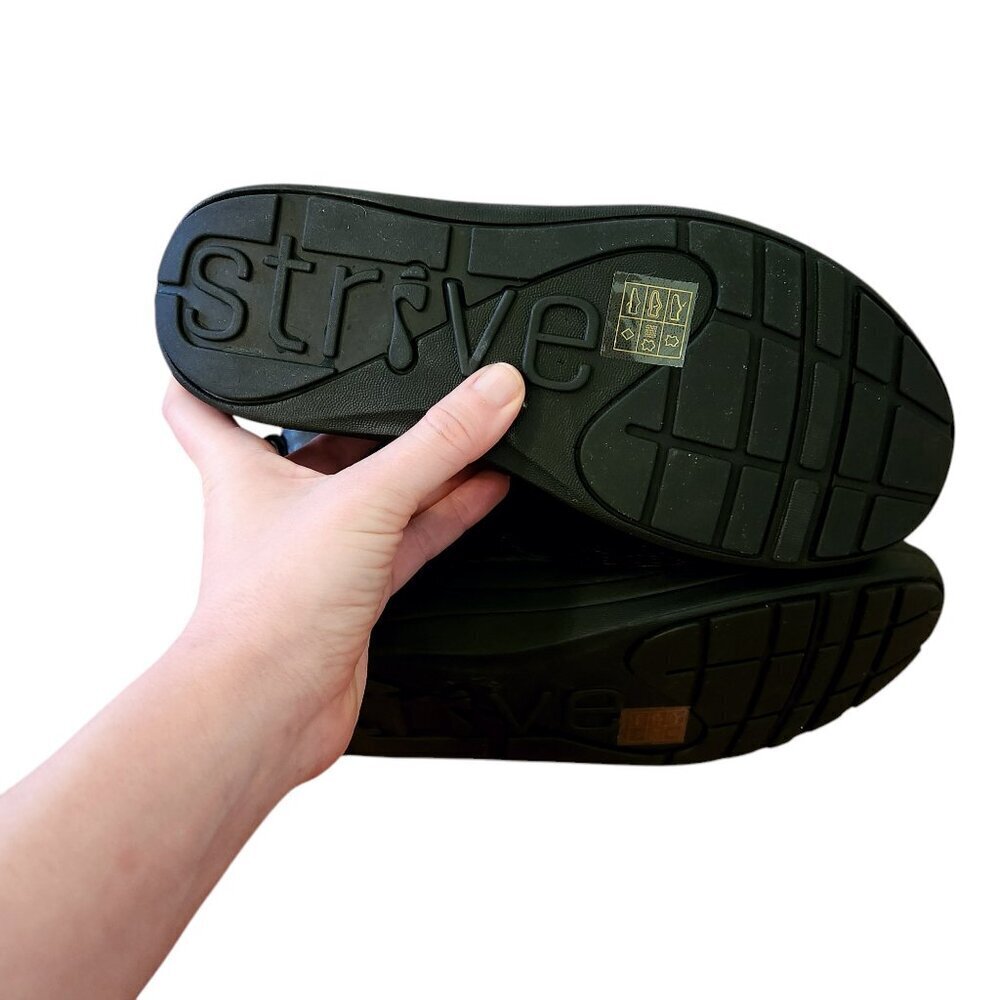NWT Strive Bamford II Black Leather Double Zip Comfort Walking Ankle Boots Sz. 7 - Picture 5 of 7